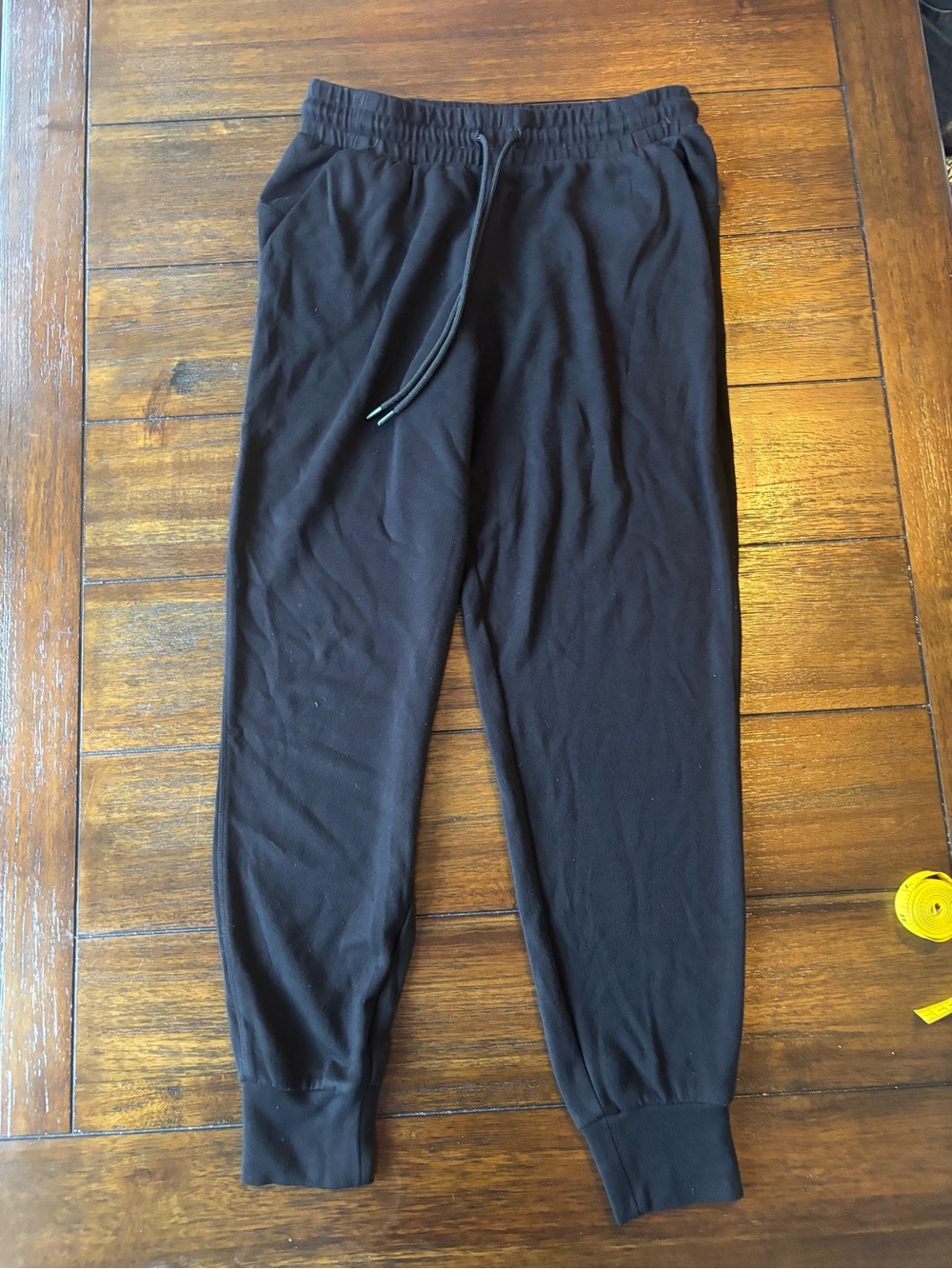 Black Jogger Pants with Drawstring